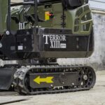 TYPHON TERROR XIII PRO STORM Mini Excavator – 1.3 Ton Trench Digger with Canopy, Hydraulic Thumb Clip, 22.1hp Honda Engine USA - Image 4