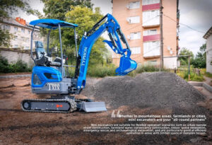 TYPHON TERROR XIX STORM Mini Excavator – 4000lbs Trench Digger with Boom Swing, Canopy, Retractable Tracks - Image 18