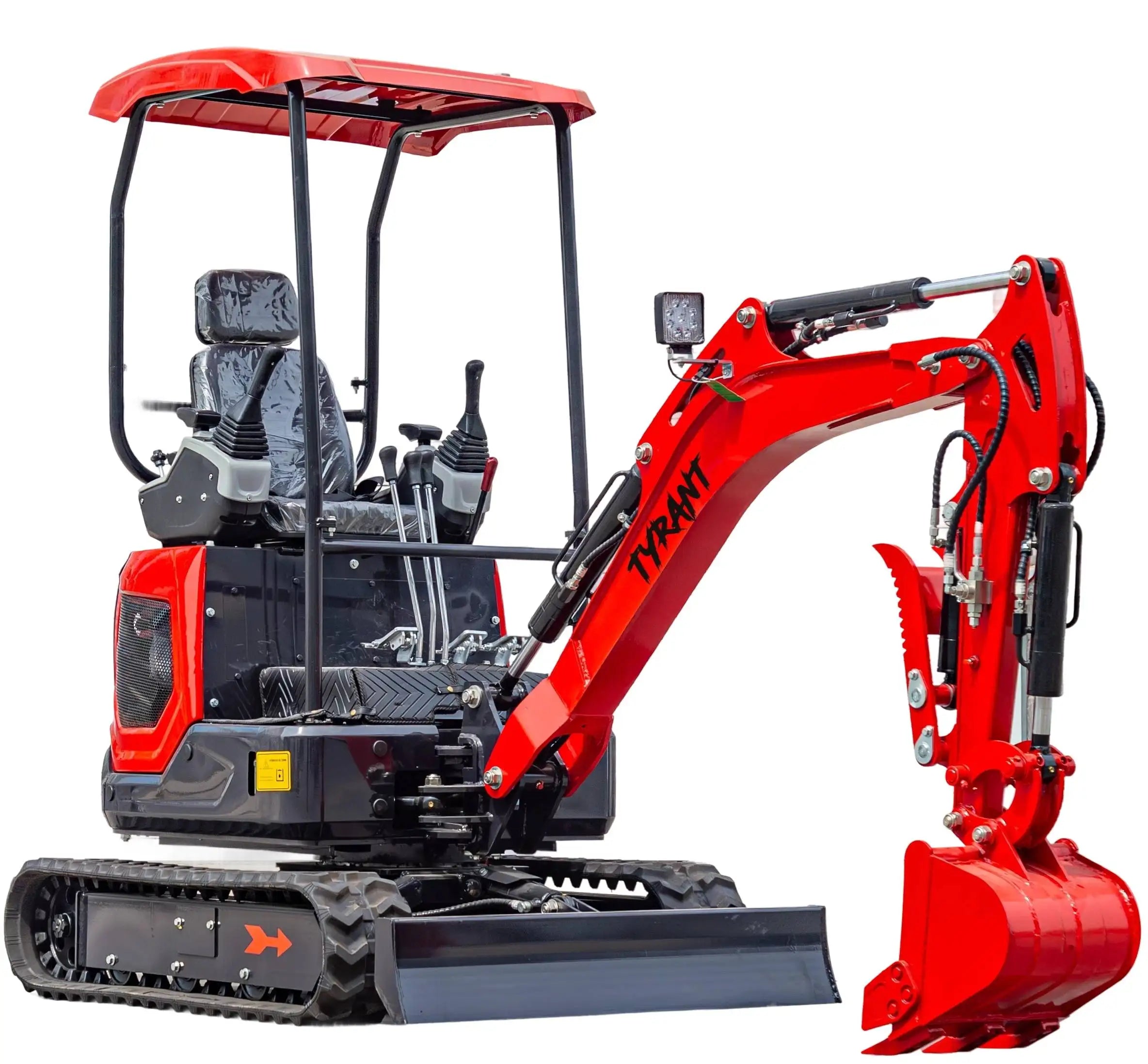 3800lbs TYRANT 17 Diesel Mini Excavator Kubota D902 Engine Side Swing w 12 attachments 3800lbs TYRANT 17 Diesel Mini Excavator Kubota D902 Engine Side Swing w 12 attachments - Image 1