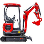 3800lbs TYRANT 17 Diesel Mini Excavator Kubota D902 Engine Side Swing w 12 attachments - Image 6