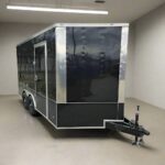 Enclosed Trailer 8.5′ X 14′ Black – Custom Car Equipment ATV Storage