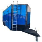 8.5′ X 24′ Cobalt Blue With Blackout Custom Enclosed Trailer