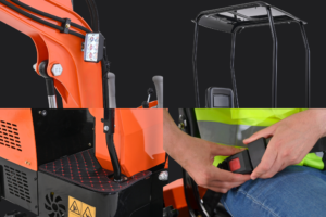 AX-12B | 13.5 HP B&S Engine Mini Excavator - Image 19