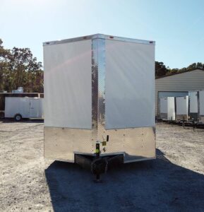 Enclosed Utility Hybrid Trailer 7’x20′ – Lawn Mower Equipment Hauler Storage - Image 2