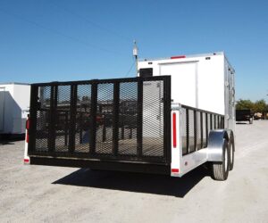 Enclosed Utility Hybrid Trailer 7’x20′ – Lawn Mower Equipment Hauler Storage - Image 10