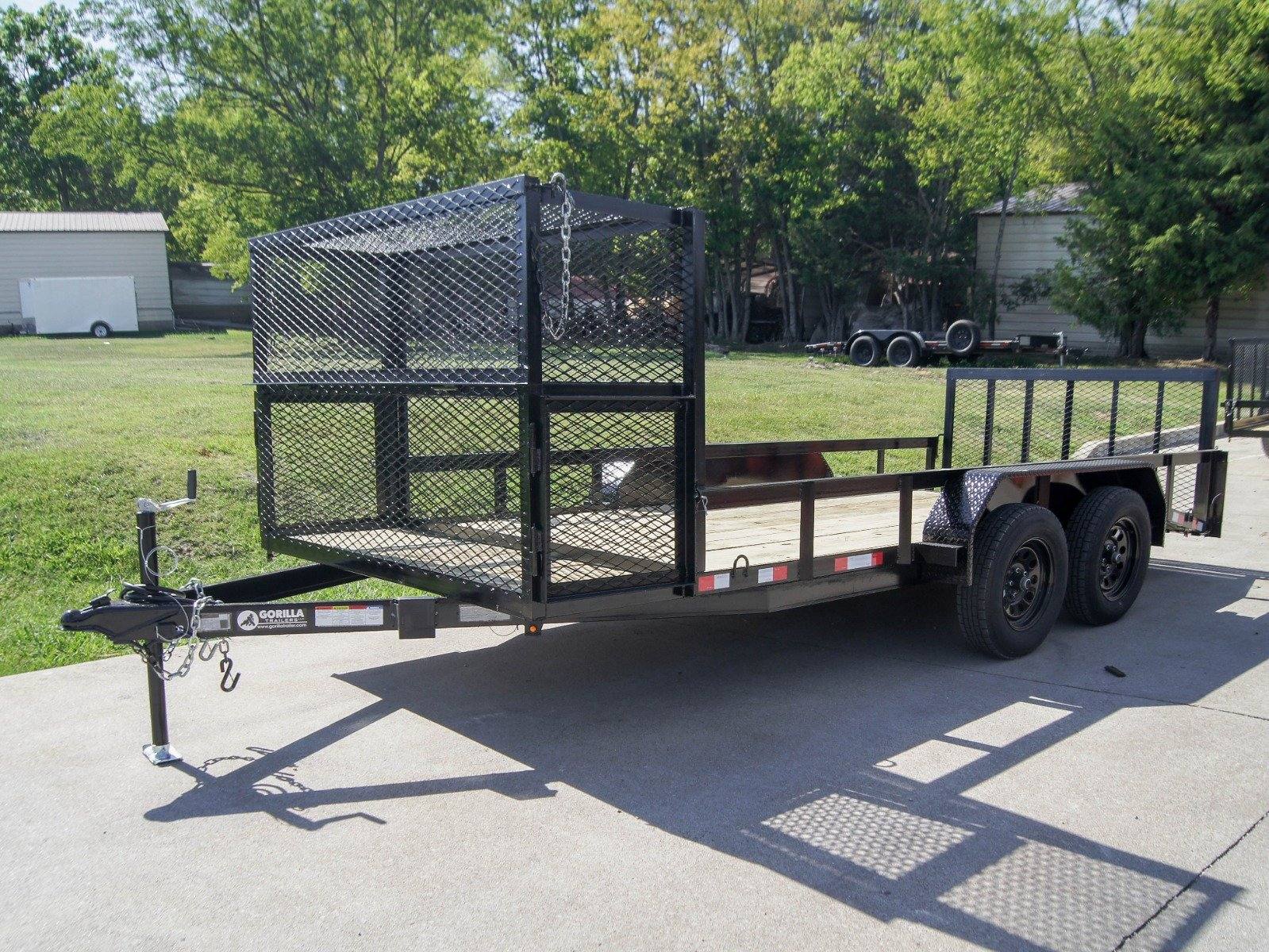 6.4×16 Dovetail Utility Trailer Stacked Baskets (2) 3500lb Axles 6.4×16 Dovetail Utility Trailer Stacked Baskets (2) 3500lb Axles - Image 1