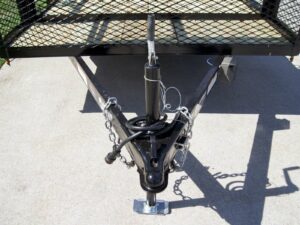 6.4×16 Dovetail Utility Trailer Stacked Baskets (2) 3500lb Axles - Image 9