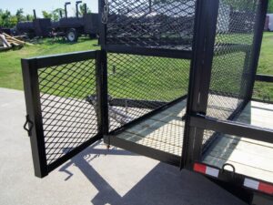 6.4×16 Dovetail Utility Trailer Stacked Baskets (2) 3500lb Axles - Image 10