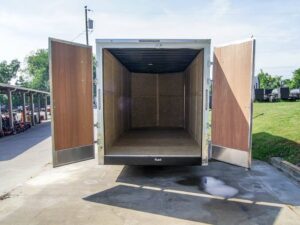 7×20 Enclosed Trailer White – Silver ATP Barn Door (2) 3500lb Axles - Image 11