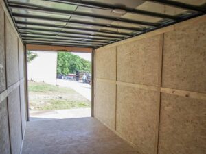 7×20 Enclosed Trailer White – Silver ATP Barn Door (2) 3500lb Axles - Image 17