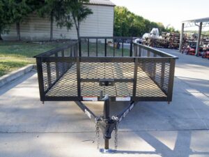 6.4×14 Dovetail Utility Trailer with 2ft Mesh Sides 3,500lb Axle - Image 2