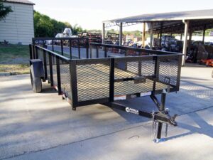 6.4×14 Dovetail Utility Trailer with 2ft Mesh Sides 3,500lb Axle - Image 7