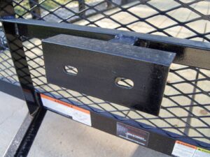 6.4×14 Dovetail Utility Trailer with 2ft Mesh Sides 3,500lb Axle - Image 9