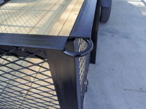 6.4×14 Dovetail Utility Trailer with 2ft Mesh Sides 3,500lb Axle - Image 10