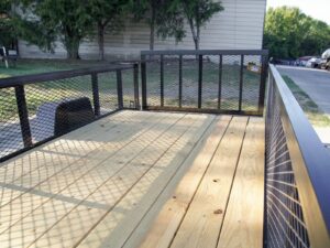 6.4×14 Dovetail Utility Trailer with 2ft Mesh Sides 3,500lb Axle - Image 11
