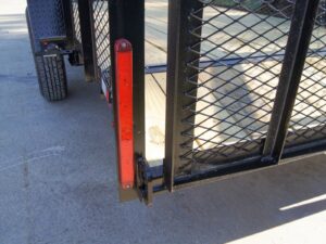 6.4×14 Dovetail Utility Trailer with 2ft Mesh Sides 3,500lb Axle - Image 12