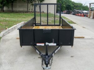 5×10 Utility Trailer with 18in Metal Sides 3500lb Axle - Image 2