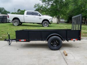 5×10 Utility Trailer with 18in Metal Sides 3500lb Axle - Image 3
