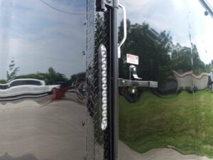 8.5×20 Black V-Nose Enclosed Trailer with Blackout Pkg (2) 5,200lb Axles - Image 12