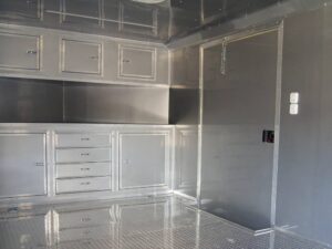 Custom Red 8.5×24 Enclosed Trailer (2) 5200lb Axles ATP Floor Storage - Image 11