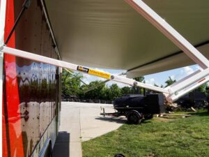 Custom Red 8.5×24 Enclosed Trailer (2) 5200lb Axles ATP Floor Storage - Image 15