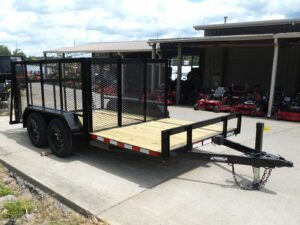 6.4×14 Dovetail Utility Open Deck Trailer (2) 3500 Axles Porta Potty and Portable Restroom - Image 8