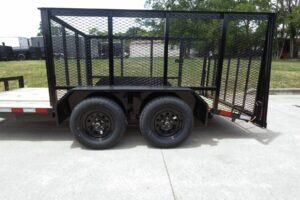 6.4×14 Dovetail Utility Open Deck Trailer (2) 3500 Axles Porta Potty and Portable Restroom - Image 13