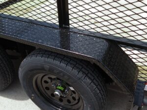 6.4×14 Dovetail Utility Open Deck Trailer (2) 3500 Axles Porta Potty and Portable Restroom - Image 14