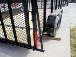 6.4×14 Dovetail Utility Trailer 4ft Mesh (2) 3500lb Axles - Image 13