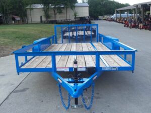 7×16 Utility Trailer Dovetail Powder Coated (2) 3,500lb Axles 7K GVWR - Image 15