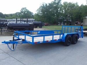 7×16 Utility Trailer Dovetail Powder Coated (2) 3,500lb Axles 7K GVWR - Image 16