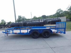 7×16 Utility Trailer Dovetail Powder Coated (2) 3,500lb Axles 7K GVWR - Image 17