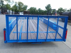 7×16 Utility Trailer Dovetail Powder Coated (2) 3,500lb Axles 7K GVWR - Image 19