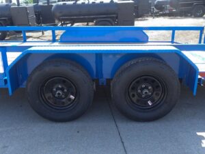 7×16 Utility Trailer Dovetail Powder Coated (2) 3,500lb Axles 7K GVWR - Image 25