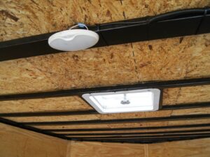 8.5×14 V-Nose Enclosed Trailer – Diamond Plate Floor Storage - Image 11