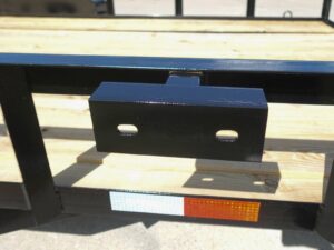 7×16 Utility Trailer Dovetail Powder Coated (2) 3,500lb Axles 7K GVWR - Image 9