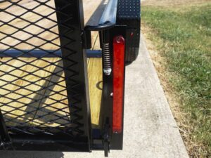 7×16 Utility Trailer Dovetail Powder Coated (2) 3,500lb Axles 7K GVWR - Image 13