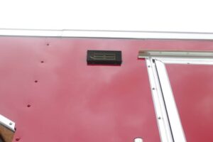 Enclosed Trailer 7′ X 20′ Red Hybrid Motorcycle Event With Roof - Image 22