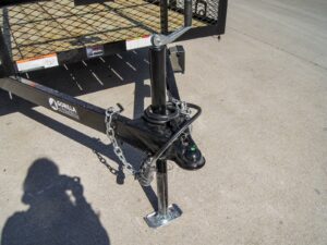 6.4′ X 14′ Tandem Axle Straight Utility Trailer – Mesh 6′ Sides - Image 5