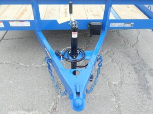 7×20 Heavy Duty Blue Straight Deck Utility Trailer (2) 5,200lb Axles with Brakes - Image 11