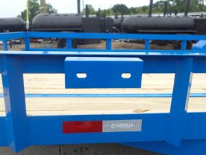 7×20 Heavy Duty Blue Straight Deck Utility Trailer (2) 5,200lb Axles with Brakes - Image 14