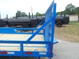 7×20 Heavy Duty Blue Straight Deck Utility Trailer (2) 5,200lb Axles with Brakes - Image 15