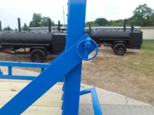 7×20 Heavy Duty Blue Straight Deck Utility Trailer (2) 5,200lb Axles with Brakes - Image 16