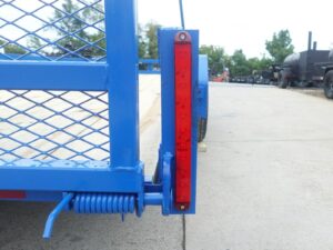 7×20 Heavy Duty Blue Straight Deck Utility Trailer (2) 5,200lb Axles with Brakes - Image 19