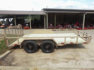 7×14 Straight Deck Tube Top Utility Trailer (2) 3,500lb Axles - Image 8