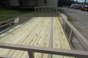 7×14 Straight Deck Tube Top Utility Trailer (2) 3,500lb Axles - Image 12