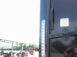 8.5×18 Black V-Nose Enclosed Trailer with Blackout Package (2) 3,500lb Axles - Image 12