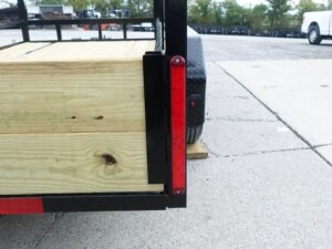 6.4×12 Straight Deck Utility Trailer 6ft Ladder Racks (2) 3500lb Axles - Image 11