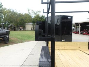 6.4×12 Straight Deck Utility Trailer 6ft Ladder Racks (2) 3500lb Axles - Image 14