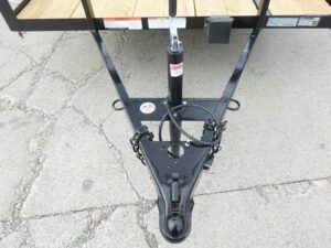 6.4×12 Straight Deck Utility Trailer 6ft Ladder Racks (2) 3500lb Axles - Image 5